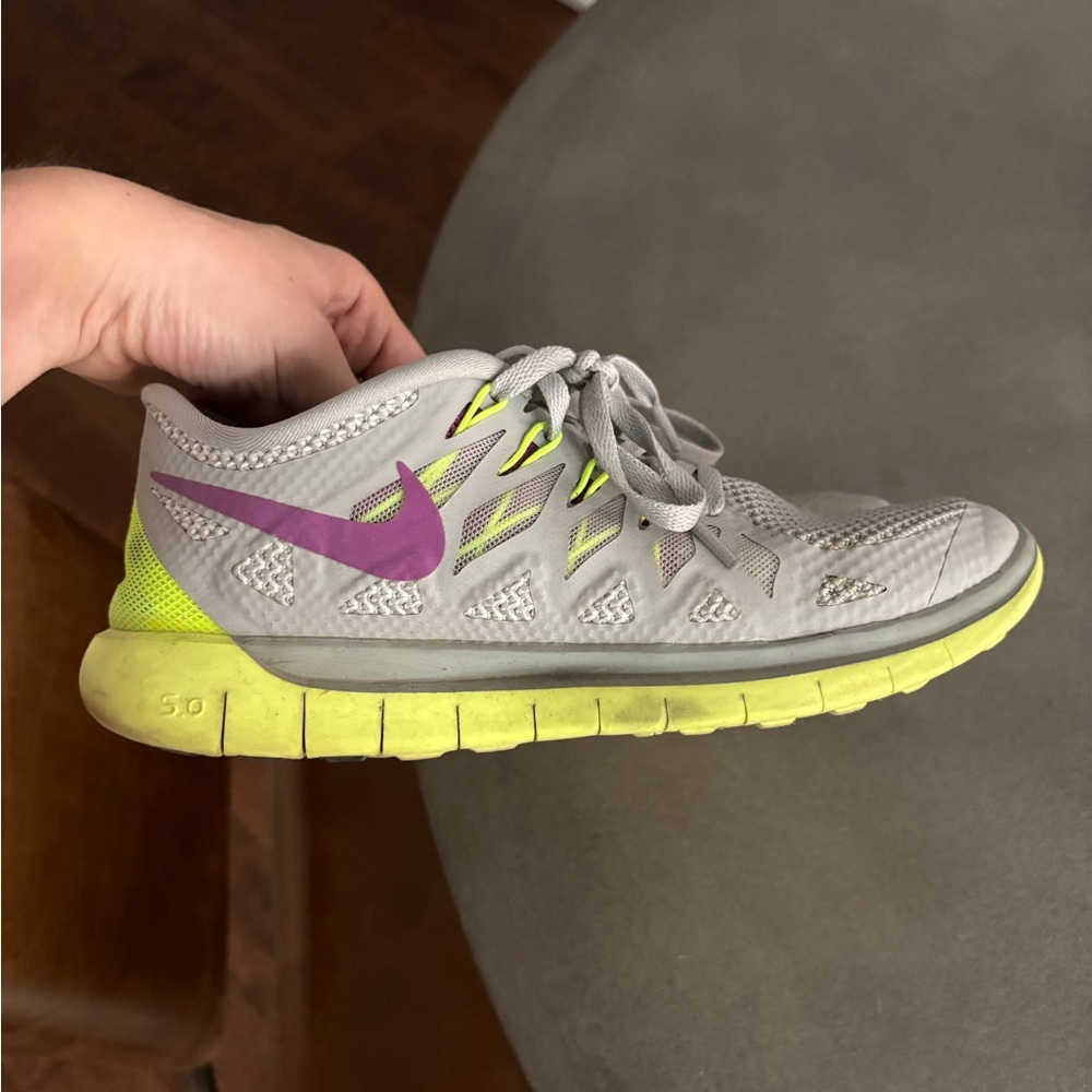 Nike Gray and Yellow sneakers